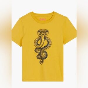 NWT, Fab Kids Cobra Tee, Yellow, L 10/12, A71